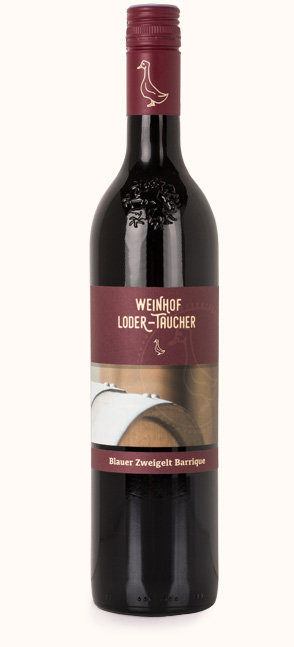 Blauer Zweigelt Barrique 2019, Steiermark, Rotwein aus der Steiermark, Weinhof Loder-Taucher, Buschenschank Gansrieglhof, Poschitz bei Weiz, Online kaufen